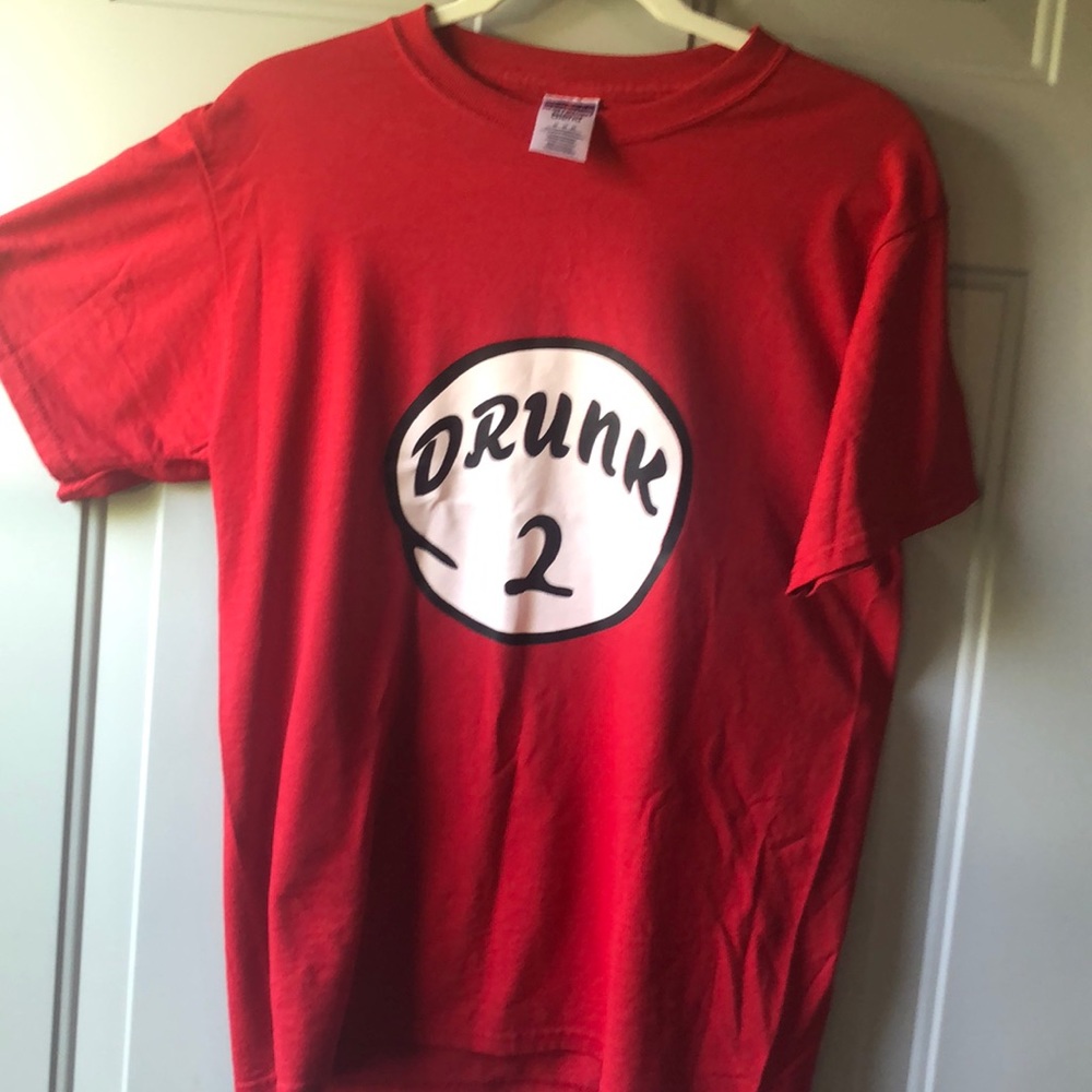 Thing one/ T-shirt Drinking / Halloween costume/